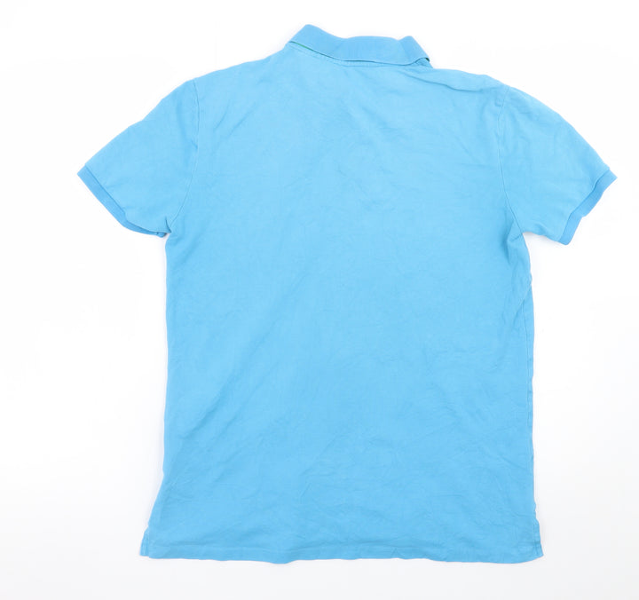 Ralph Lauren Polo Golf Men's Blue Slim Fit Cotton Polo Shirt M