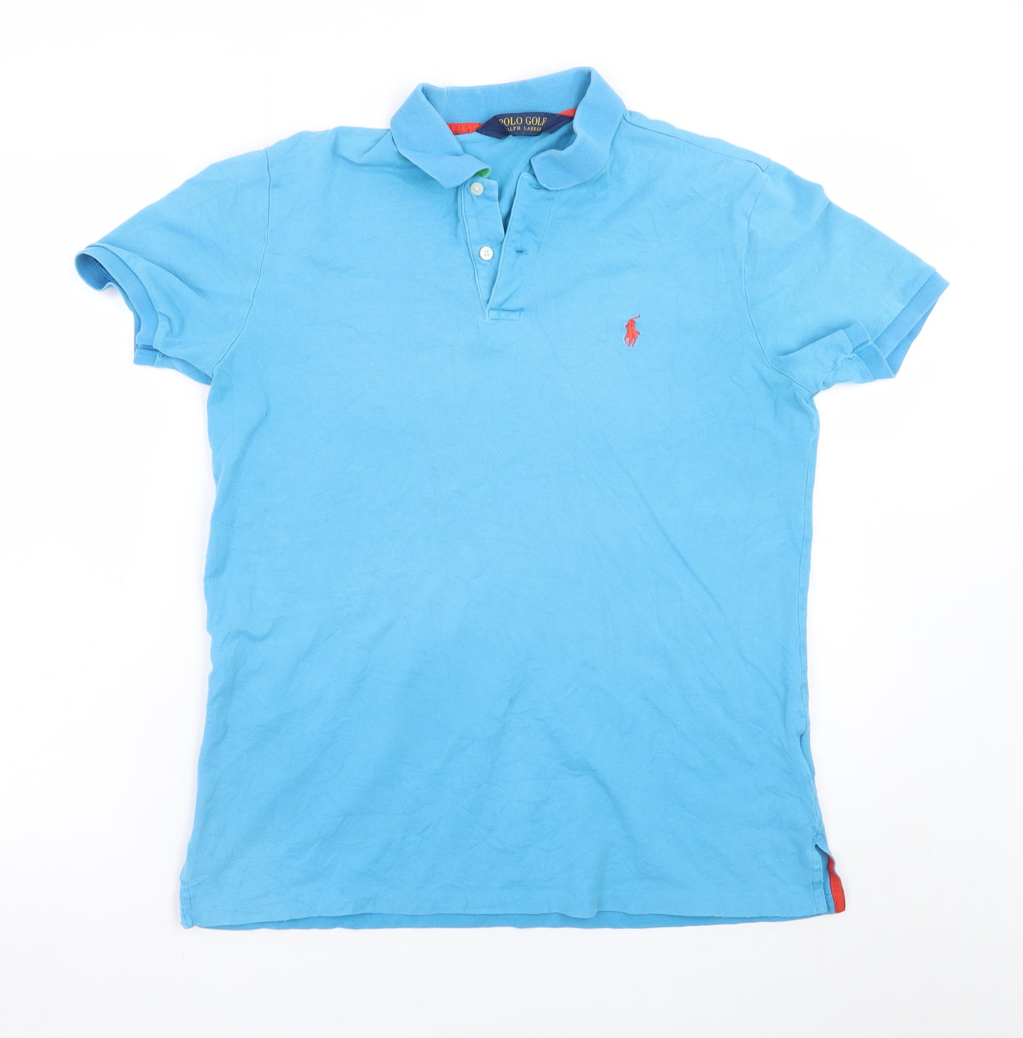 Ralph Lauren Polo Golf Men's Blue Slim Fit Cotton Polo Shirt M