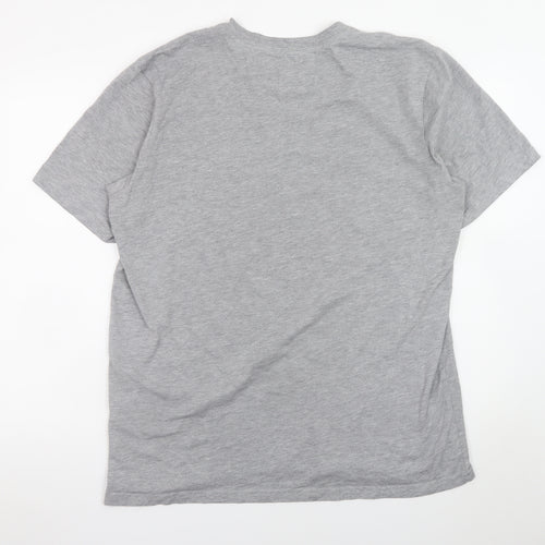 Nike Men's Grey 2XL Sports Graphic Logo Crew Neck T-Shirt