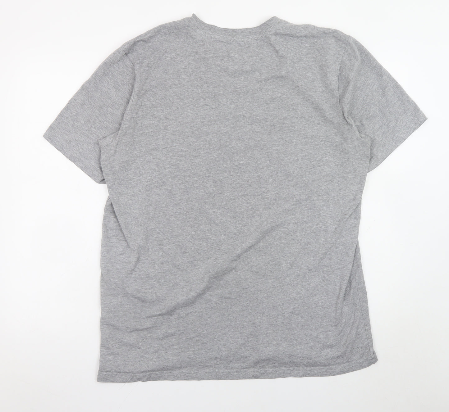 Nike Men's Grey 2XL Sports Graphic Logo Crew Neck T-Shirt