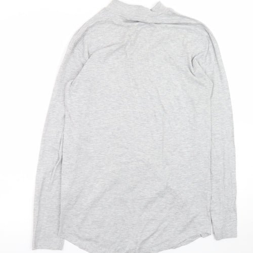ONLY & SONS Grey Long Sleeve Mock Neck T-Shirt Unisex S