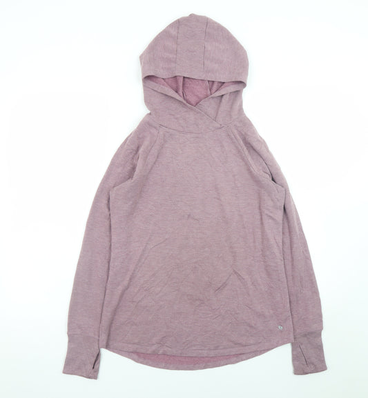 Layer 8 Men’s Purple Pullover Hoodie Size S Regular Fit Lightweight