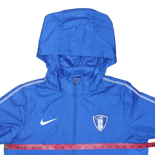 Nike Boys Blue XL Hooded Full Zip Track Jacket Lightweight Activewear
