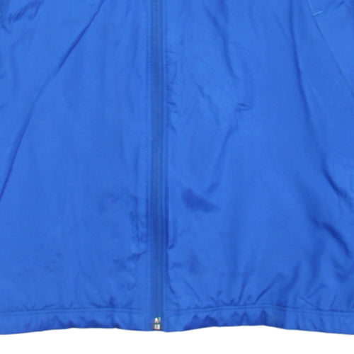 Nike Boys Blue XL Hooded Full Zip Track Jacket Lightweight Activewear