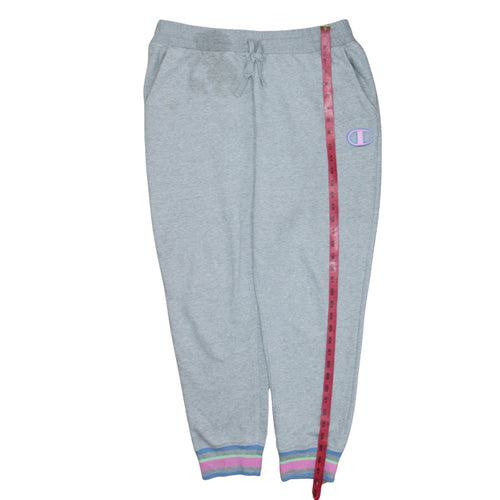 Champion Womens Grey XL Jogger Sweatpants Cotton Blend