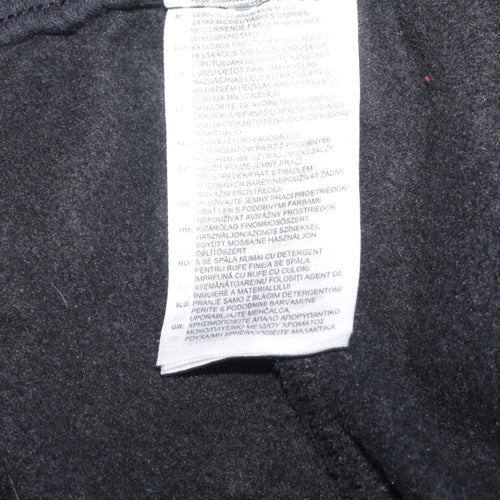 Adidas Men's Black XL Jogger Sweatpants with White Stripes