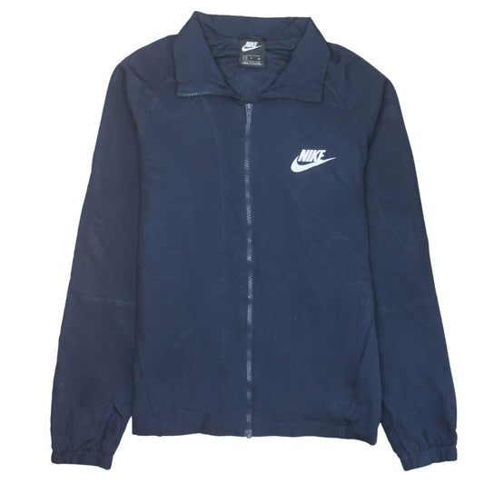Nike Men's Blue Small Lightweight Full Zip Windbreaker Jacket