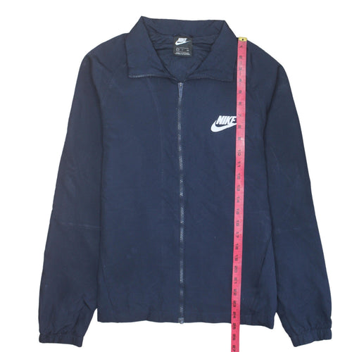 Nike Men's Blue Small Lightweight Full Zip Windbreaker Jacket