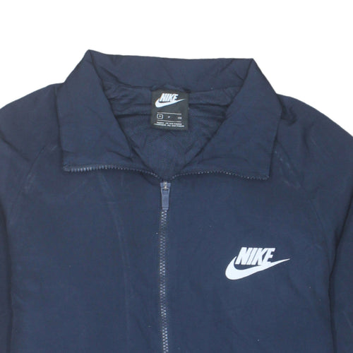 Nike Men's Blue Small Lightweight Full Zip Windbreaker Jacket