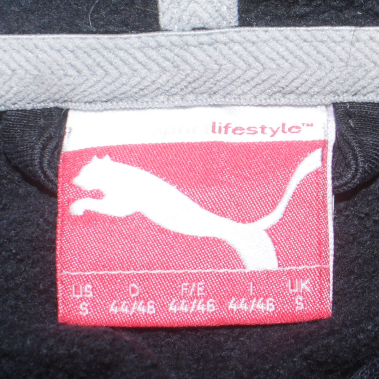 Puma Men's Black Full Zip Hoodie S Sports Fleece Sweatshirt