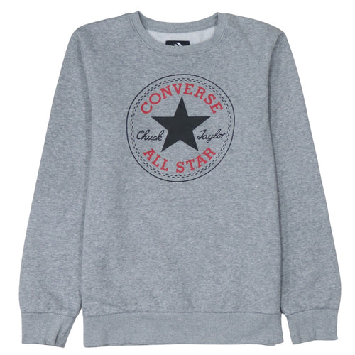 Converse Boys Grey Crew Neck Pullover Sweatshirt 13-15 Years Logo Print