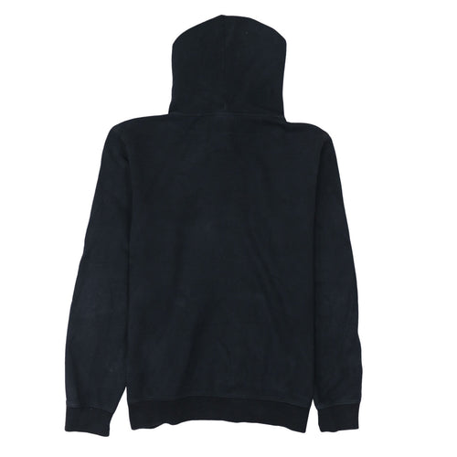 Champion Men's Black Pullover Hoodie Medium Logo Cotton Sweatshirt