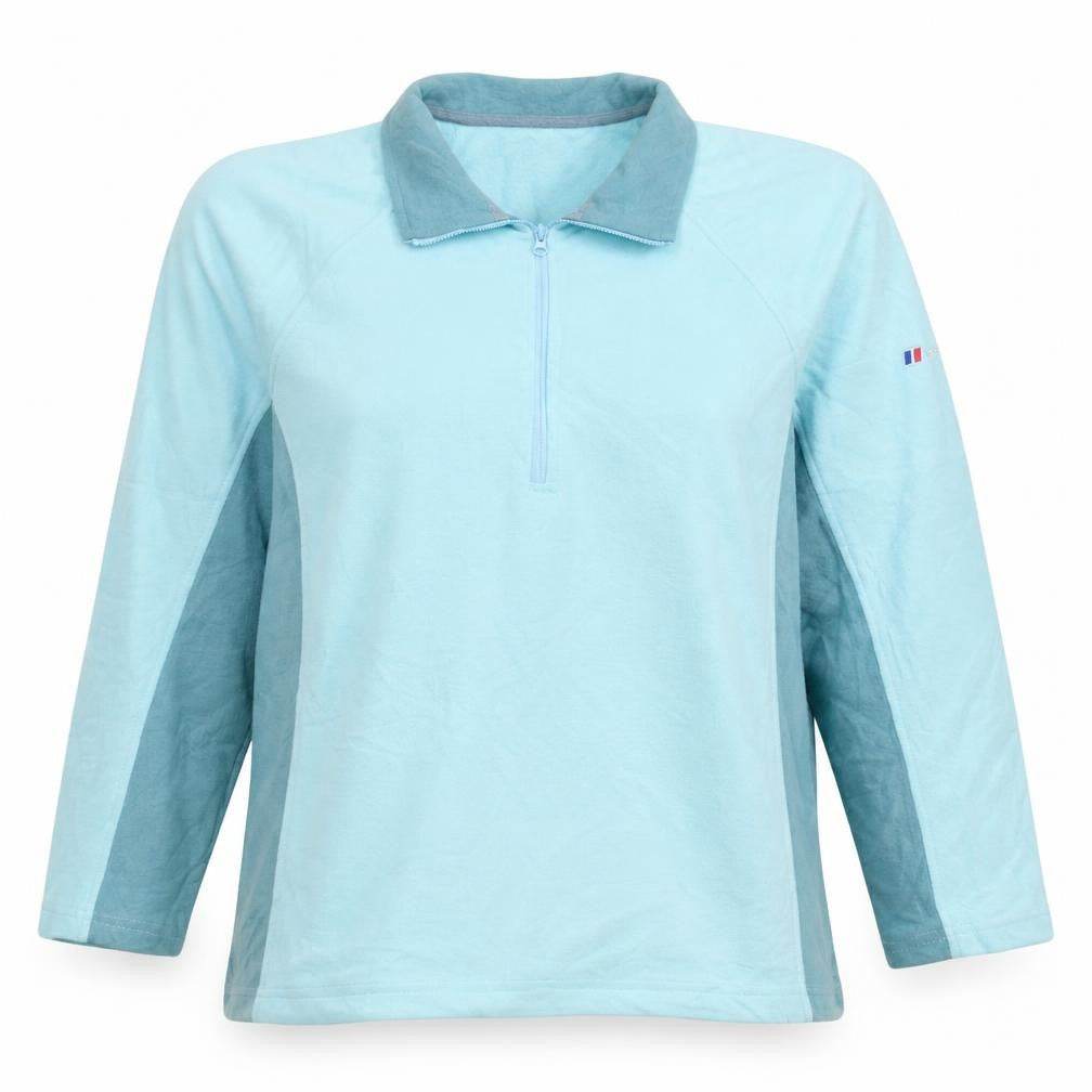 Front view of Berghaus Women Blue, size 14, Pullover Fleece Sweatshirt