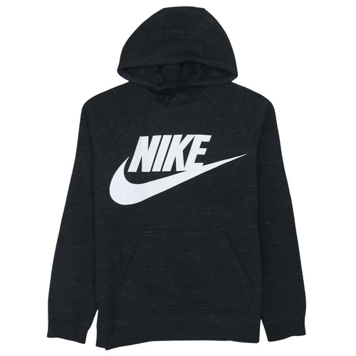 Nike Women’s Black Small Pullover Hoodie with Logo Print
