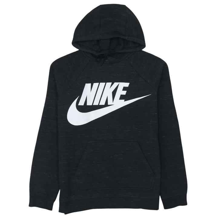 Nike Women’s Black Small Pullover Hoodie with Logo Print
