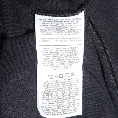 Nike Women’s Black Small Pullover Hoodie with Logo Print