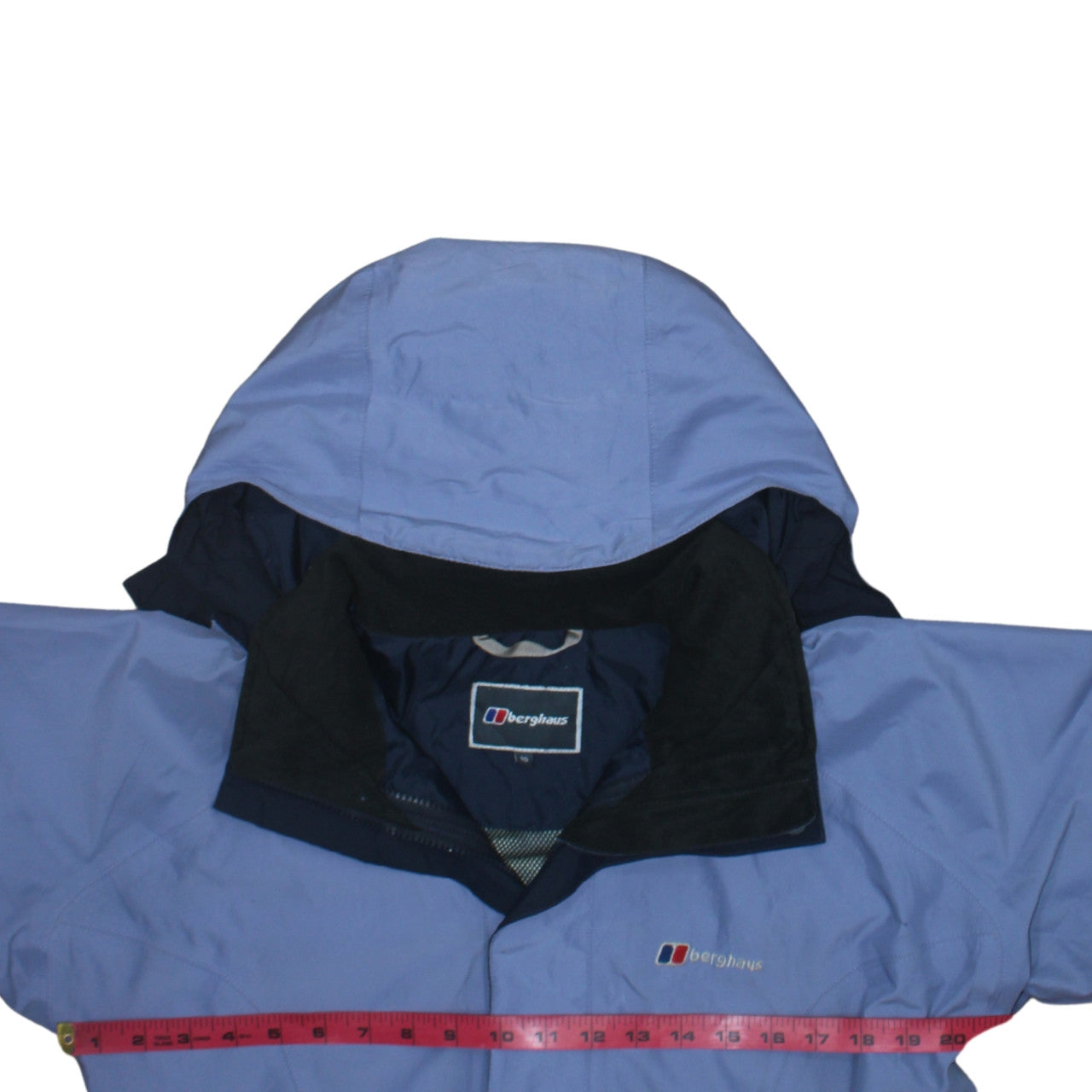 Berghaus Women's Blue Waterproof Hooded Rain Coat Jacket Size 10
