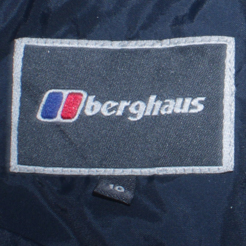 Berghaus Women's Blue Waterproof Hooded Rain Coat Jacket Size 10