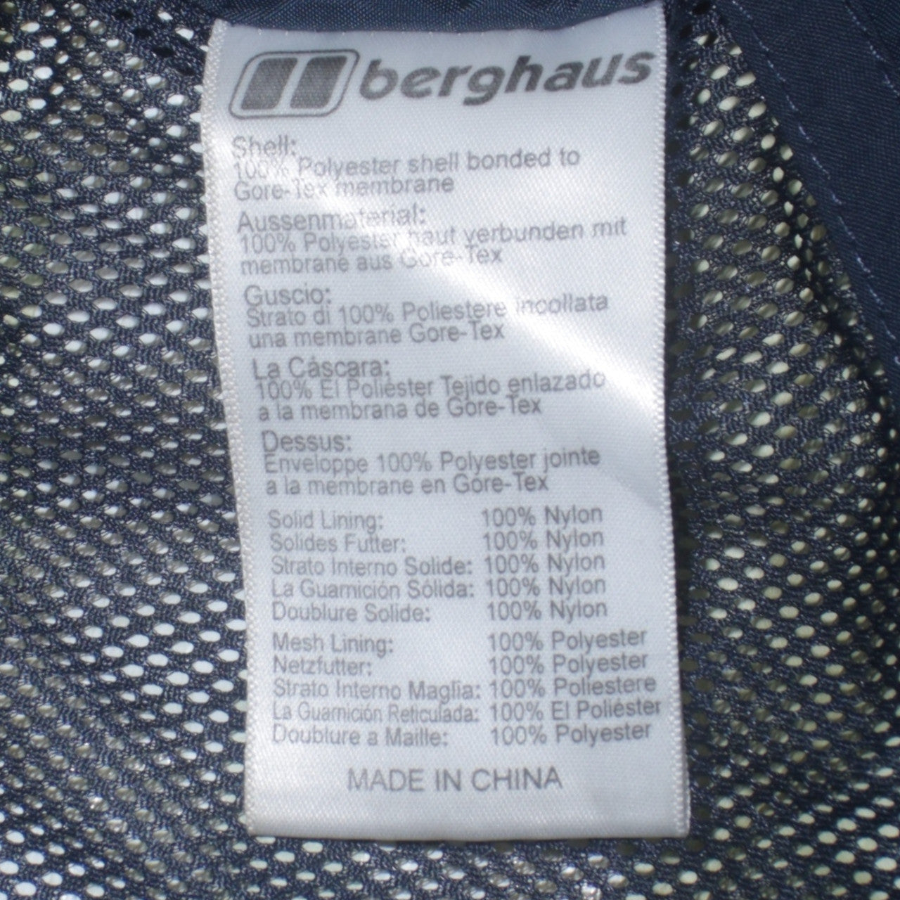 Berghaus Women's Blue Waterproof Hooded Rain Coat Jacket Size 10