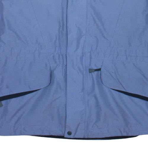 Berghaus Women's Blue Waterproof Hooded Rain Coat Jacket Size 10