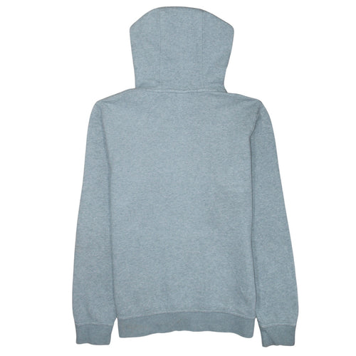 Nike Women Grey Pullover Hoodie Large Cotton Blend Casual