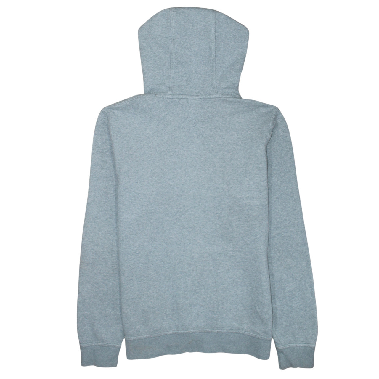 Nike Women Grey Pullover Hoodie Large Cotton Blend Casual