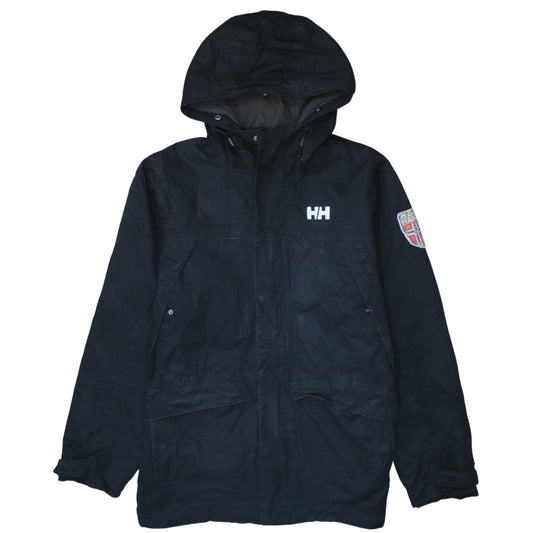 Helly Hansen Men's Black L Waterproof Hooded Parka Jacket