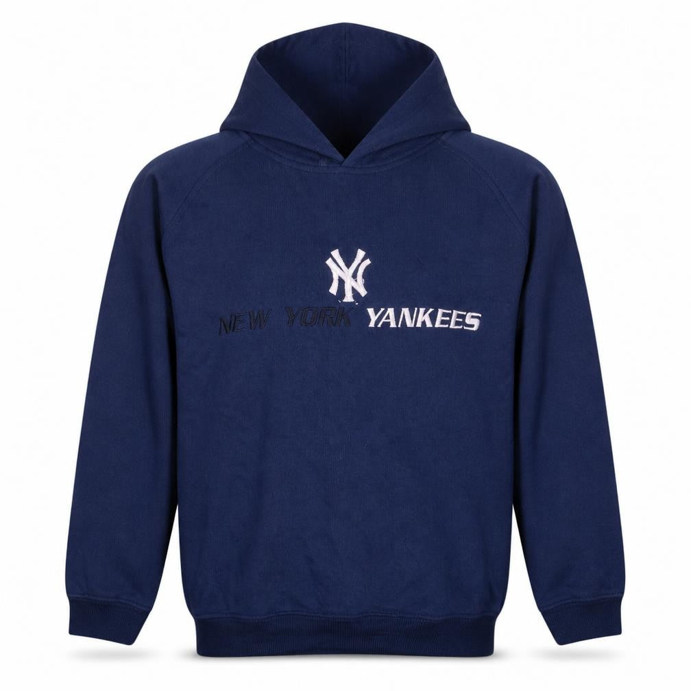 Genuine Merchandise Boys Navy Blue New York Yankees Pullover Hoodie L 14-16