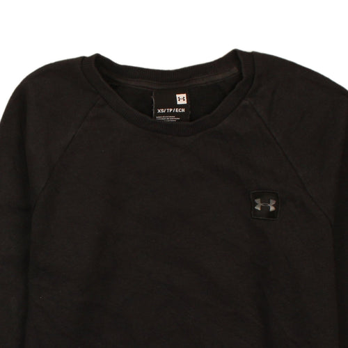 Under Armour Women's Black XS Pullover Sweatshirt Crew Neck