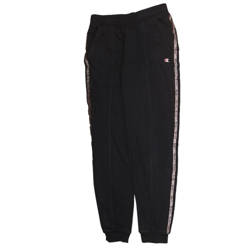 Champion Men's Black XS Jogger Trousers with Logo Detail