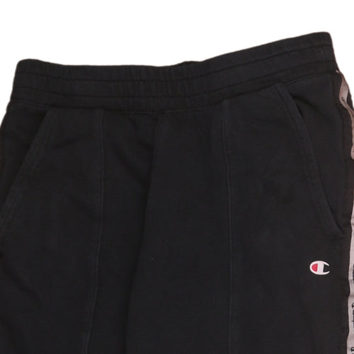 Champion Men's Black XS Jogger Trousers with Logo Detail