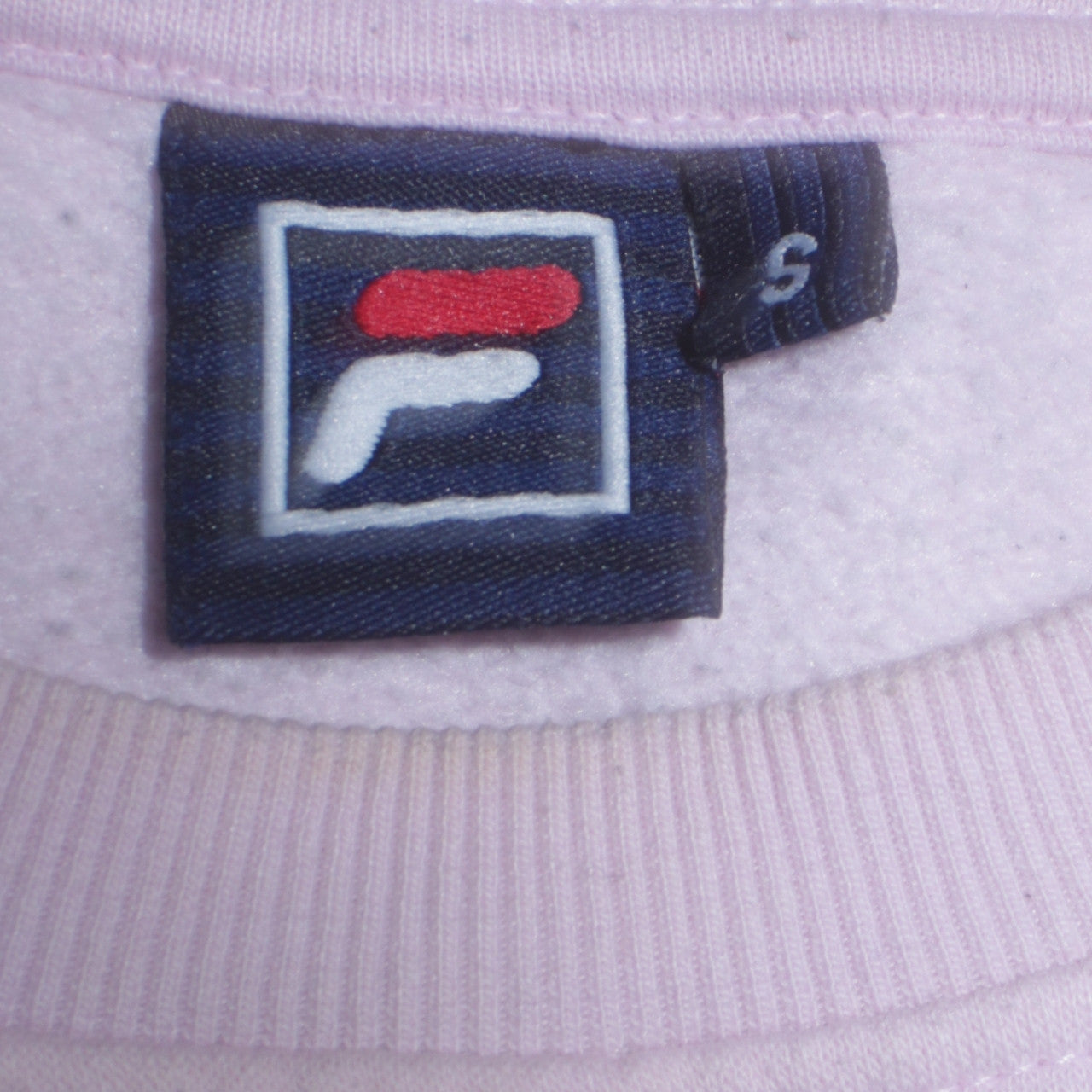 Fila Womens Pink Crew Neck Pullover Sweatshirt Size S
