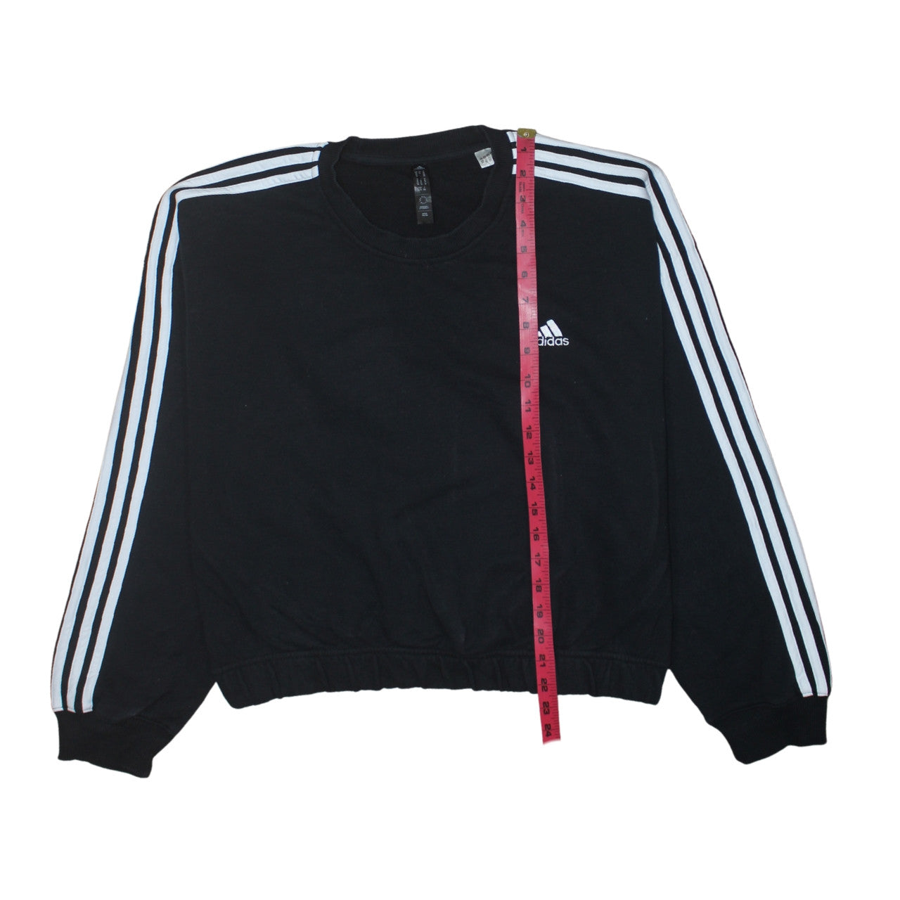Adidas Women Black XL Pullover Sweatshirt Crew Neck