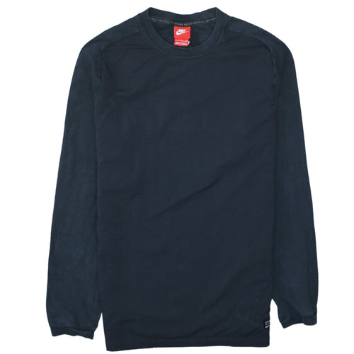 Nike Men's Black Crew Neck Pullover Sweatshirt Size S