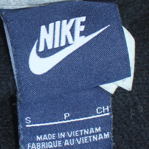 Nike Men's Black Crew Neck Logo Sweatshirt Size S Regular Fit