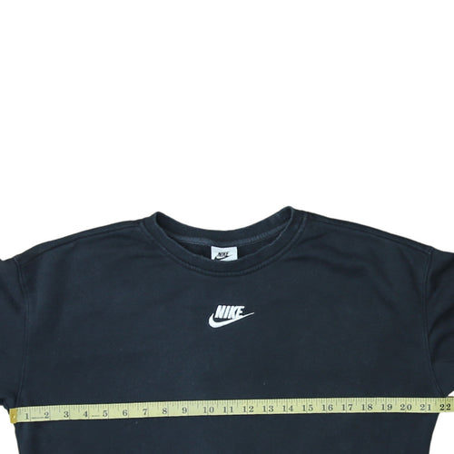 Nike Boys Black XL Pullover Fleece Sweatshirt with Logo