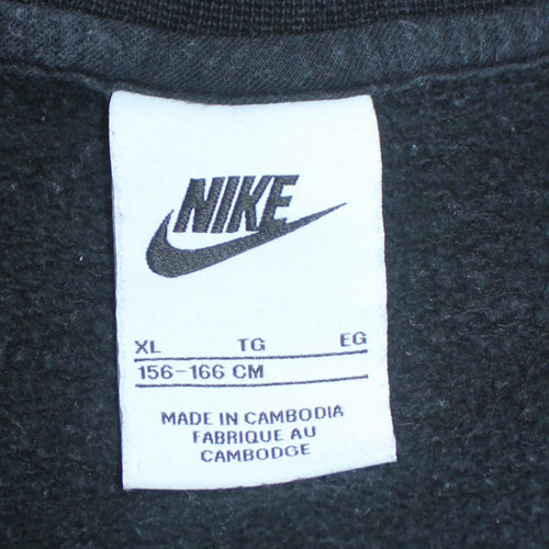 Nike Boys Black XL Pullover Fleece Sweatshirt with Logo