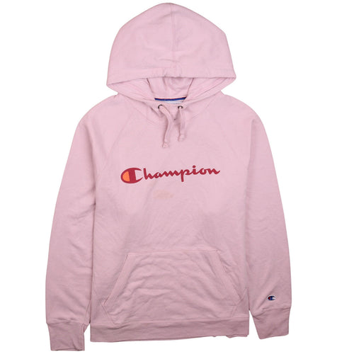 Champion Womens Pink 2XL Pullover Hoodie Sweatshirt