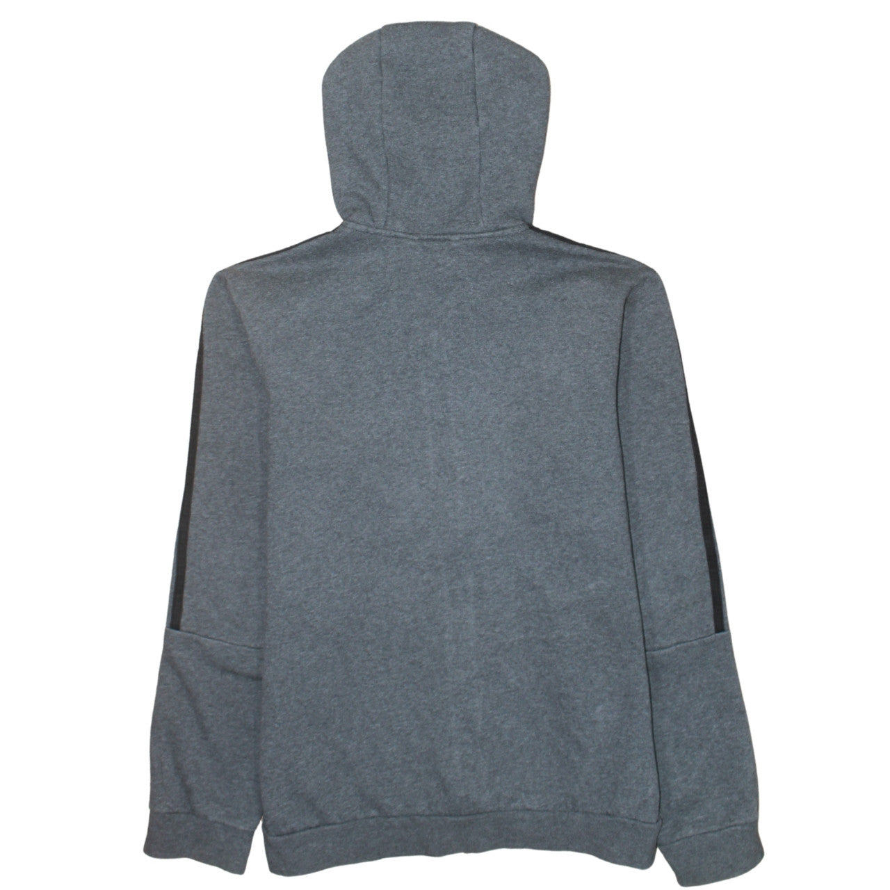 Adidas Mens Grey Full Zip Hoodie Size M Sports Fleece Jacket