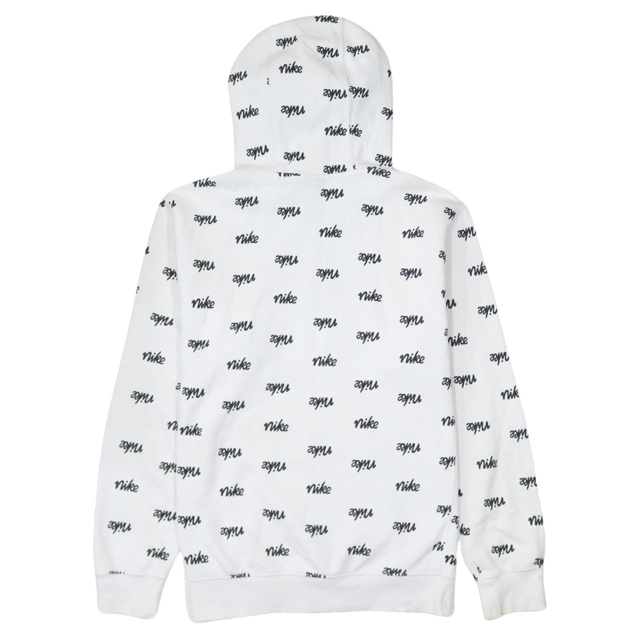 Nike Men's White Graphic Print Pullover Hoodie Size S