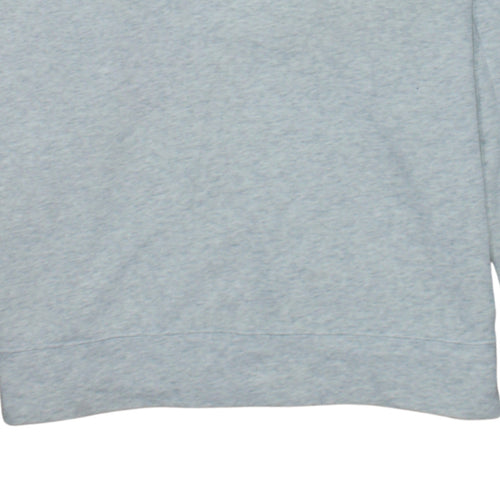Adidas Women Grey Crew Neck Pullover Sweatshirt Size 10