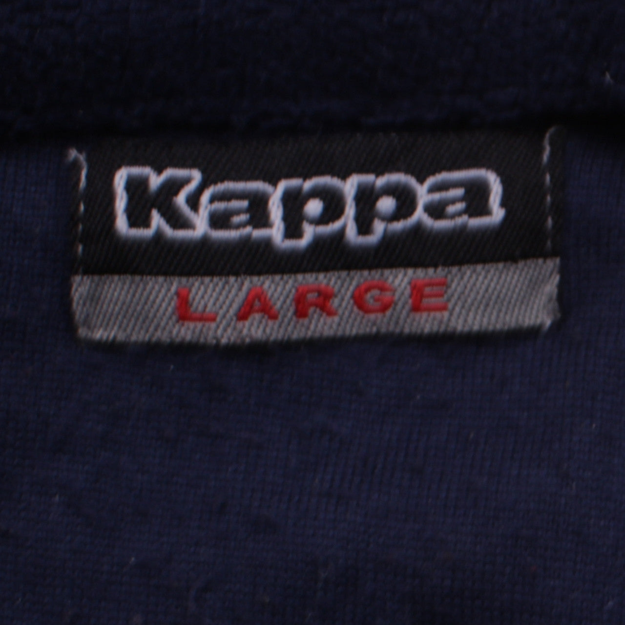 Kappa Men's Blue Fleece Full Zip Jacket Size L Casual Sportswear