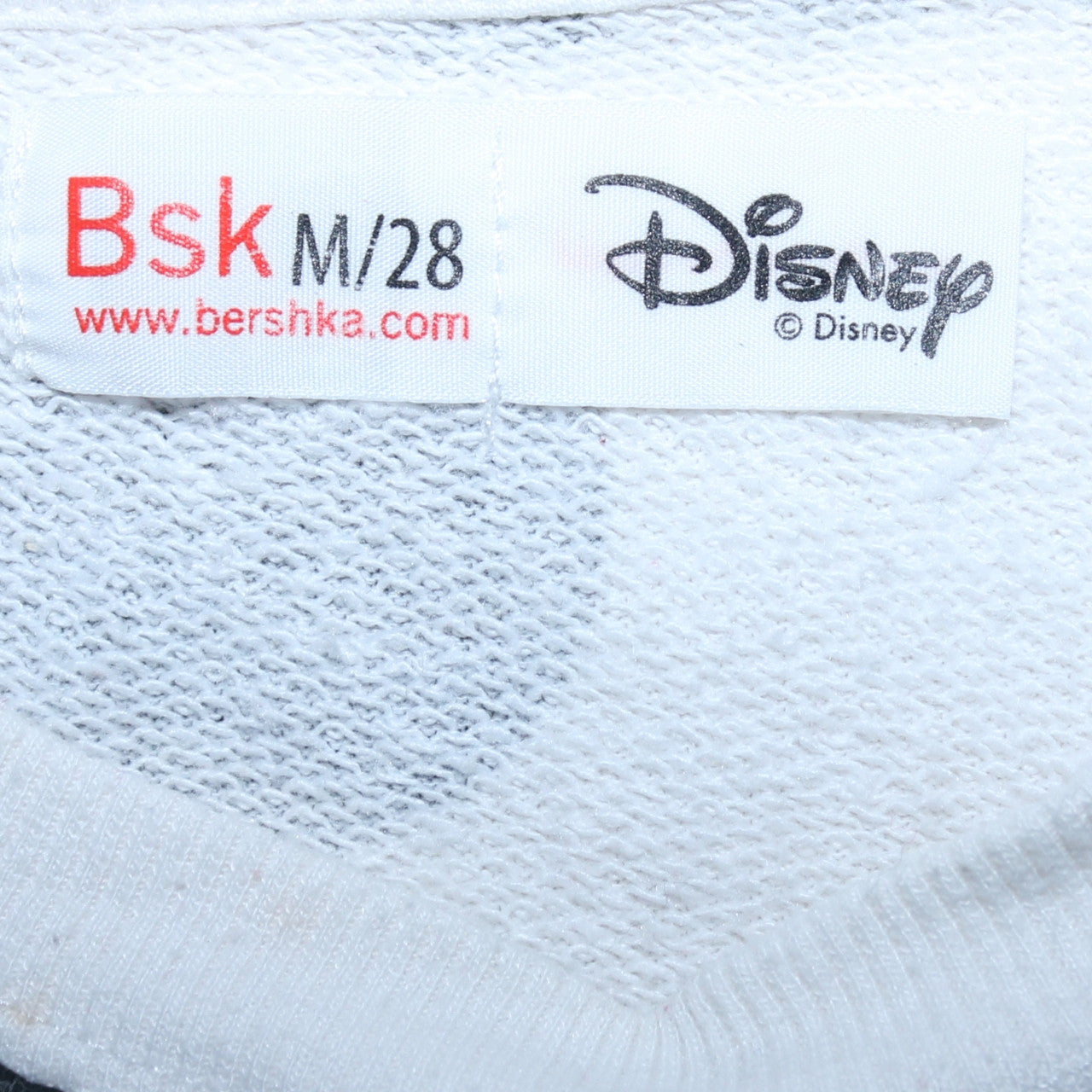Bershka Disney Womens Beige Mickey Mouse Sweatshirt Size M