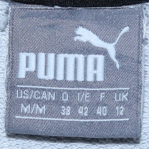 Puma Womens Grey Crew Neck Pullover Sweatshirt Size 12