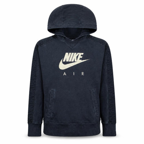 Nike Girls Black Air Pullover Hoodie Fleece Sweatshirt Size 146