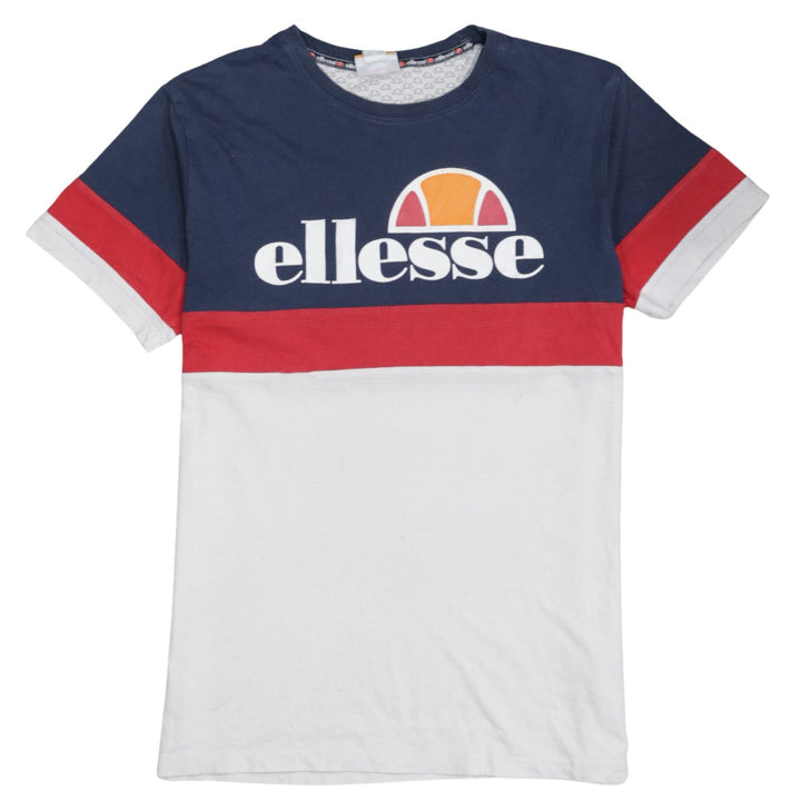Ellesse Men's Multicoloured Crew Neck Short Sleeve Cotton T-Shirt M