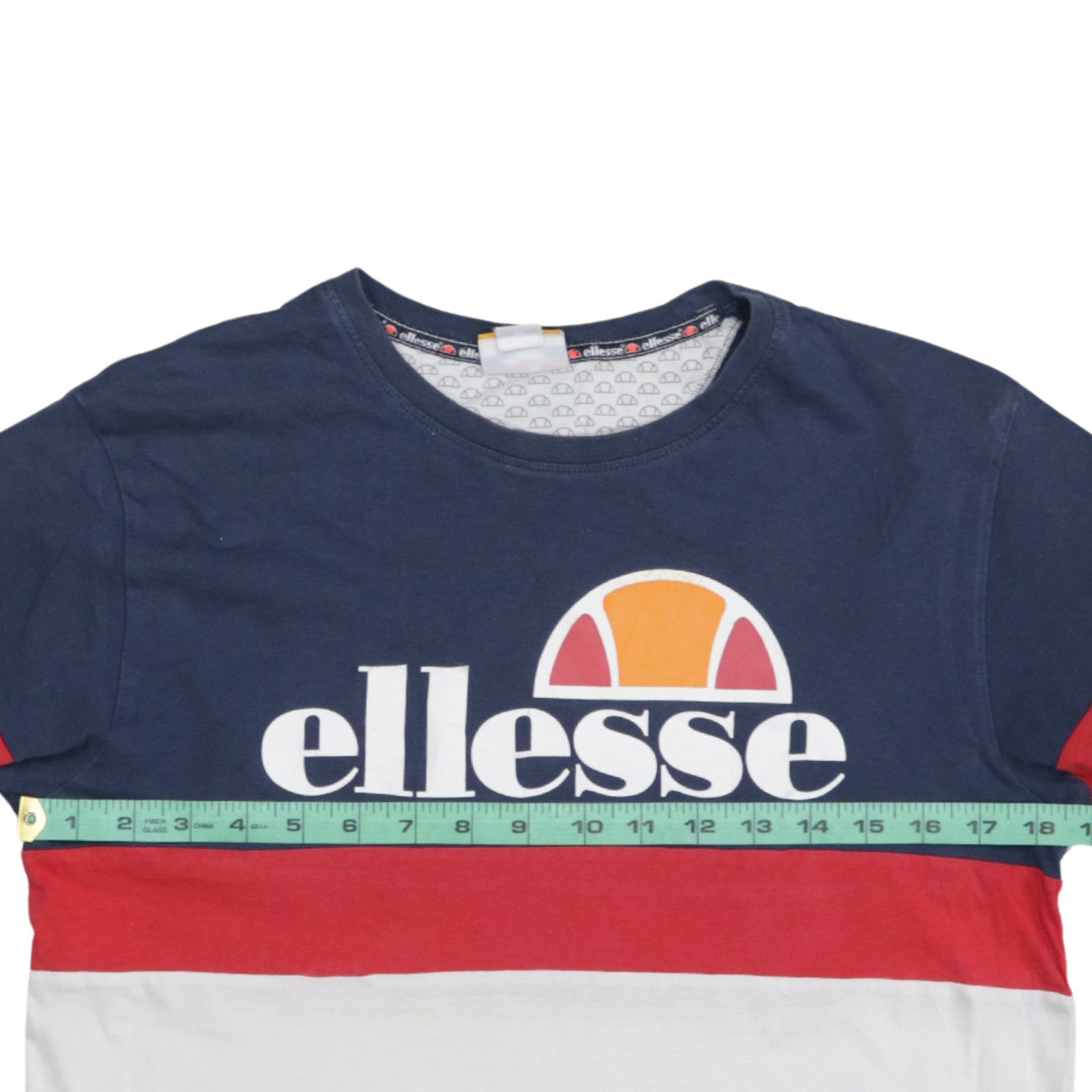 Ellesse Men's Multicoloured Crew Neck Short Sleeve Cotton T-Shirt M