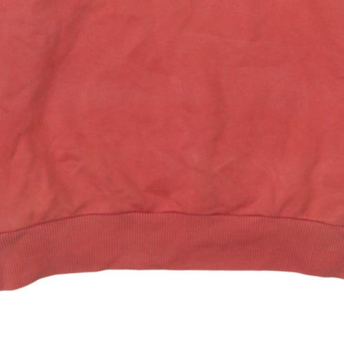 Puma Women's Red Logo Crew Neck Pullover Sweatshirt Size 16