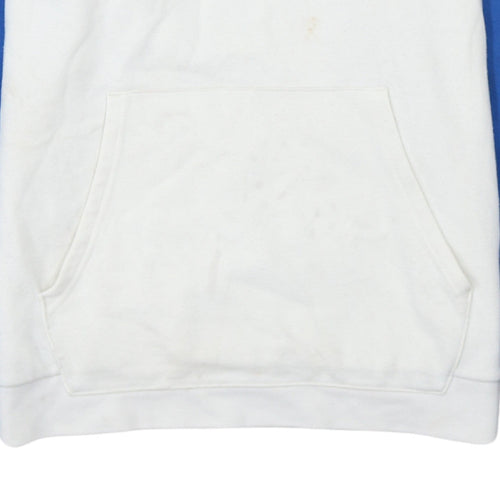 Champion Boys Blue & White Pullover Hoodie Size 15-16 Years Cotton Blend