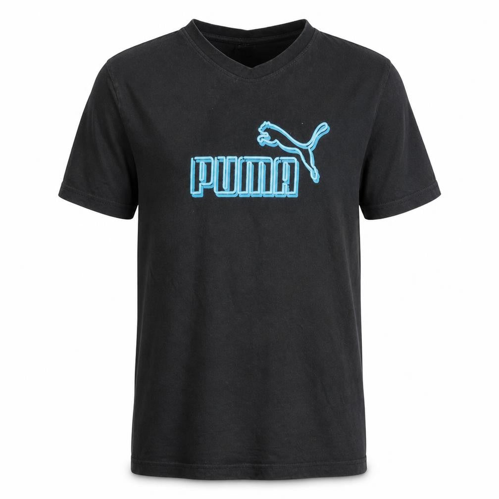 Puma Men's Black 2XL Sports Graphic Logo Crew Neck T-Shirt